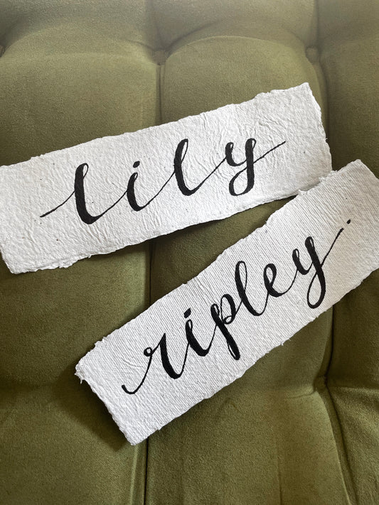 Personalised Bookmark